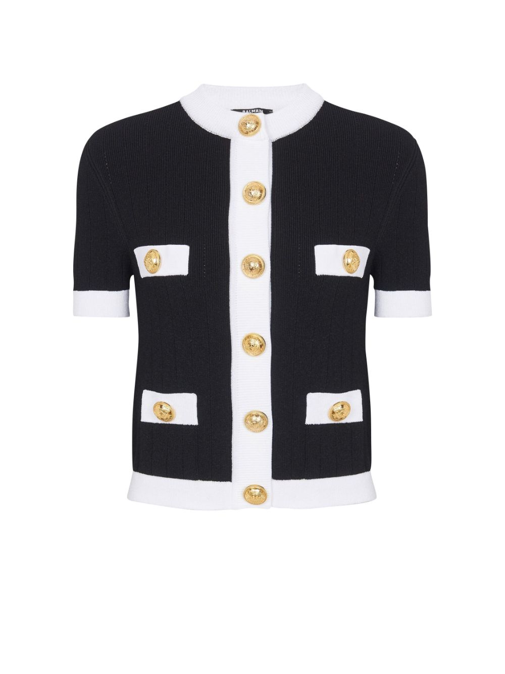 Balmain Sweaters Black BF1KL023KF01EAB (Balmain / ニット・セーター・カーディガン ) | Balmain (バルマン)