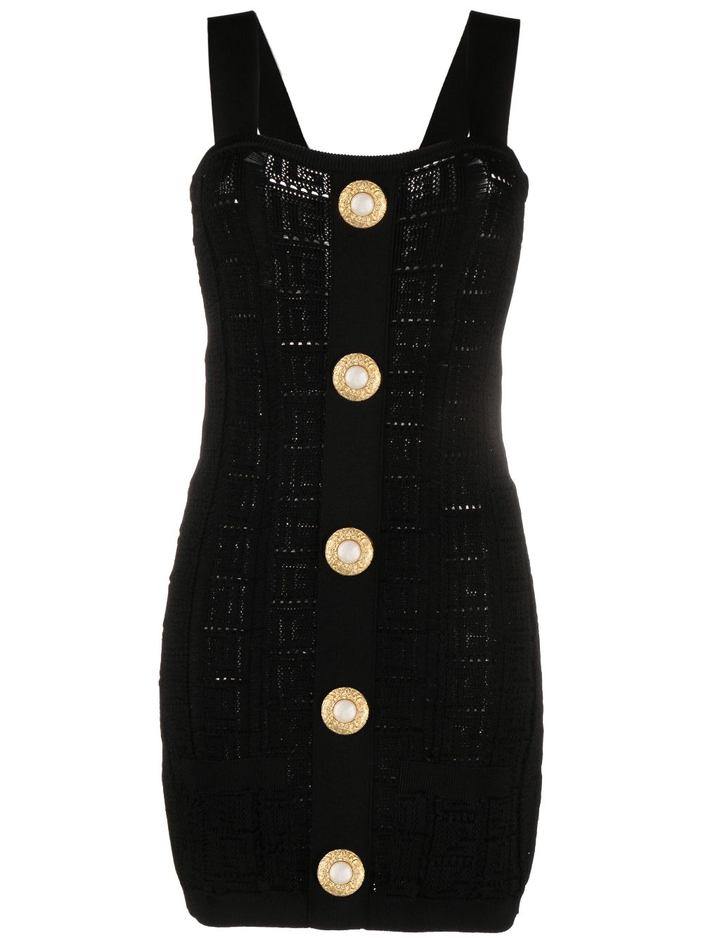 Balmain Dresses Black BF1R2265KE680PA (Balmain / ワンピース・ドレス・オールインワン ) | Balmain (バルマン)