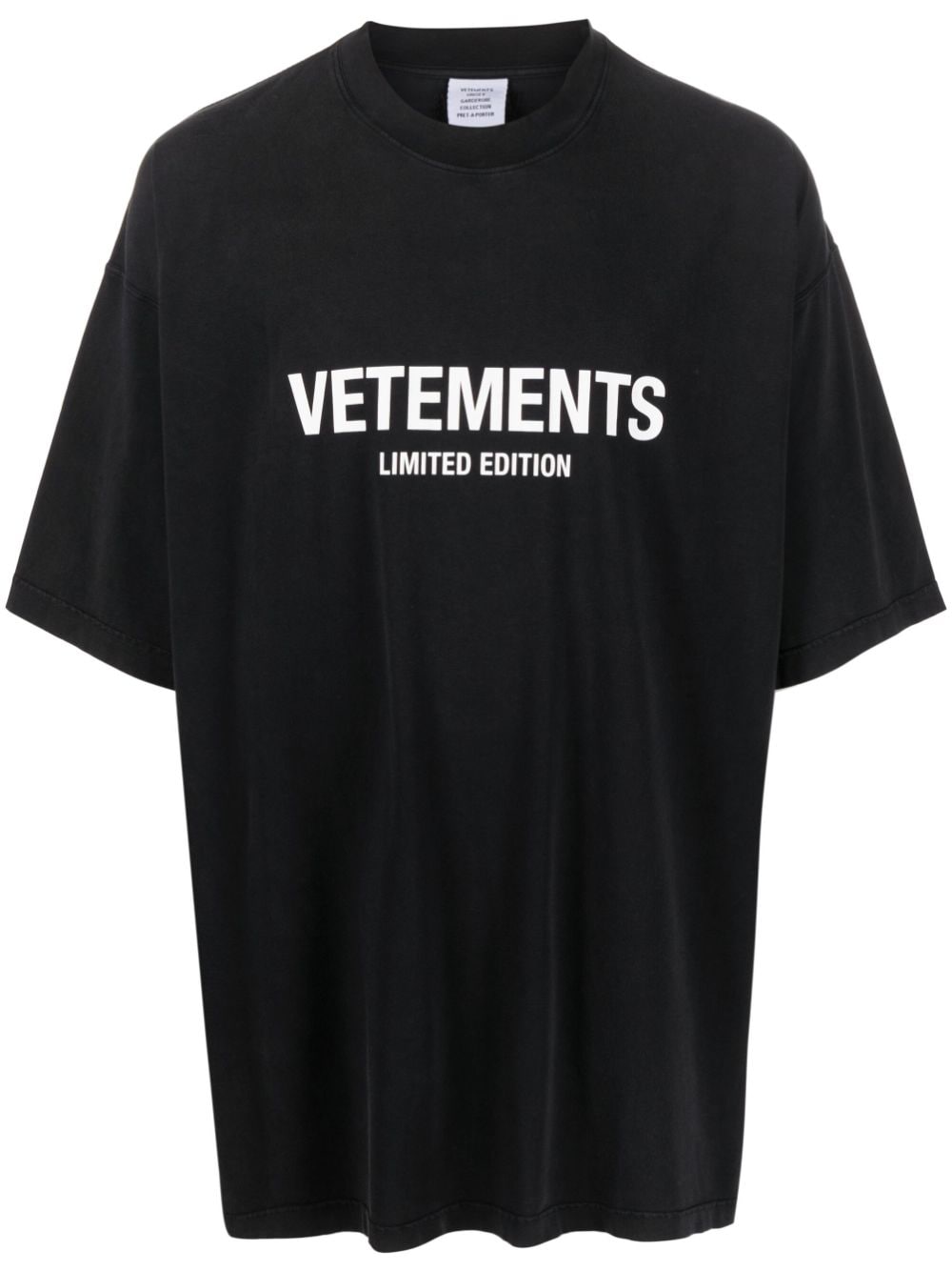 Vetements T-shirts and Polos Black UE54TR170BBLACK (VETEMENTS / Tシャツ・カットソー ) | VETEMENTS (ヴェトモン)
