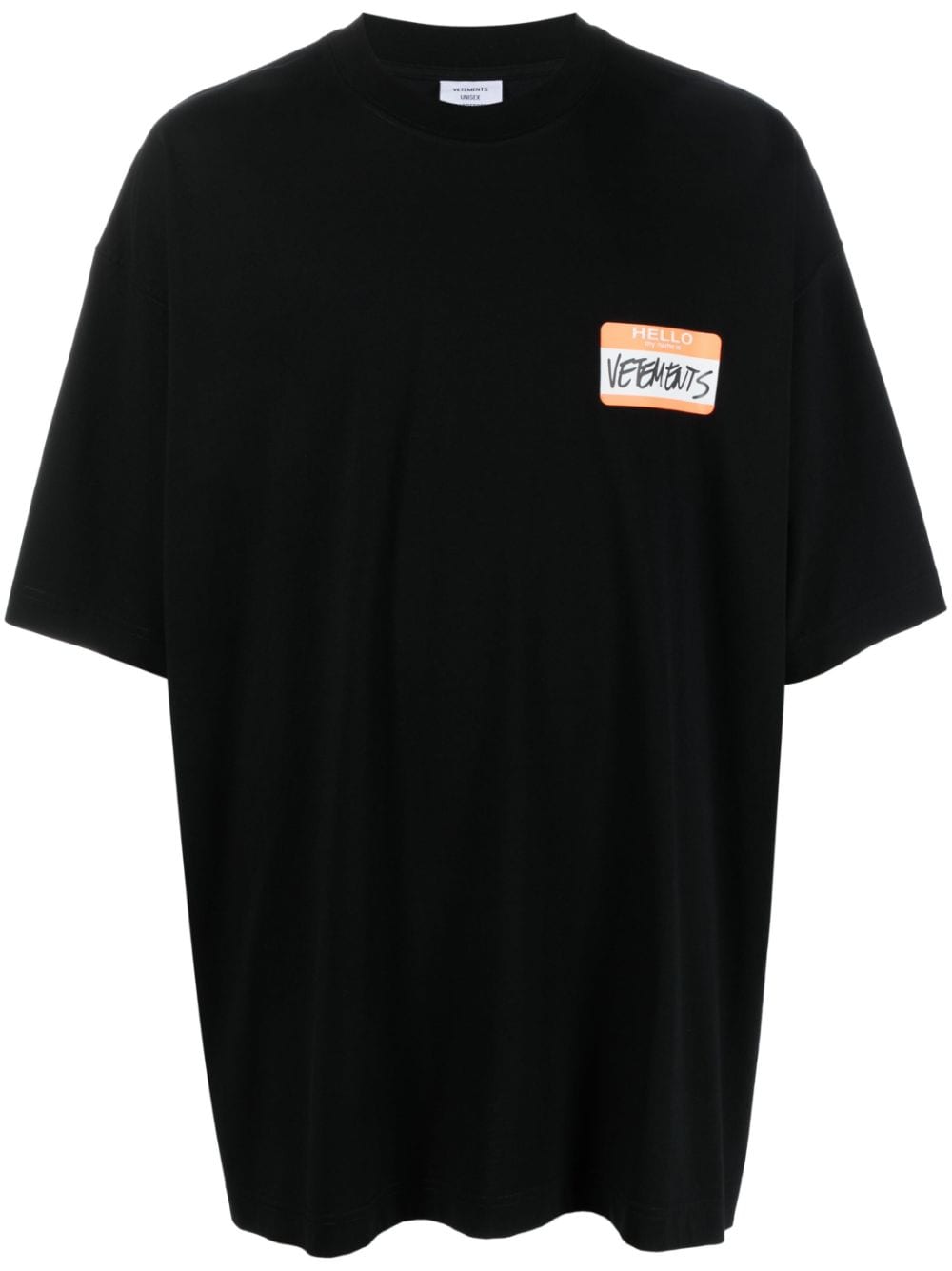 Vetements T-shirts and Polos Black UE54TR240BBLACK (VETEMENTS / Tシャツ・カットソー ) | VETEMENTS (ヴェトモン)