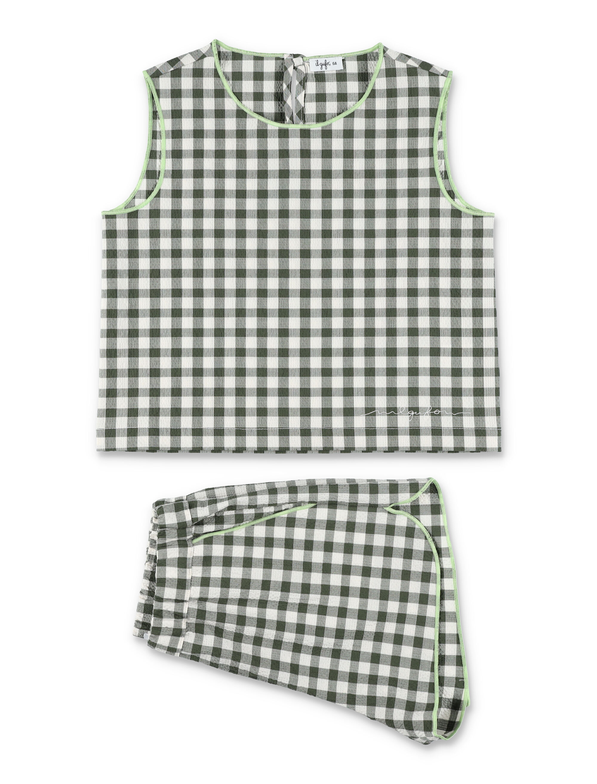 Il Gufo Clothing.... Green DP540C31615652 (il gufo / ワンピース・ドレス・オールインワン ) | il gufo (イルグッフォ)
