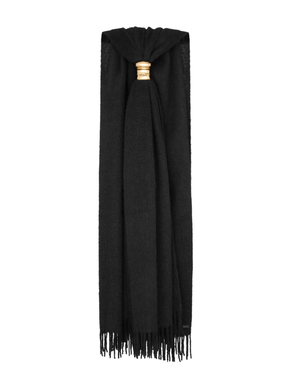 Saint Laurent Scarfs Black 7689463YO651000 (Saint Laurent / スカーフ・マフラー ) | Saint Laurent (サンローラン)(1)