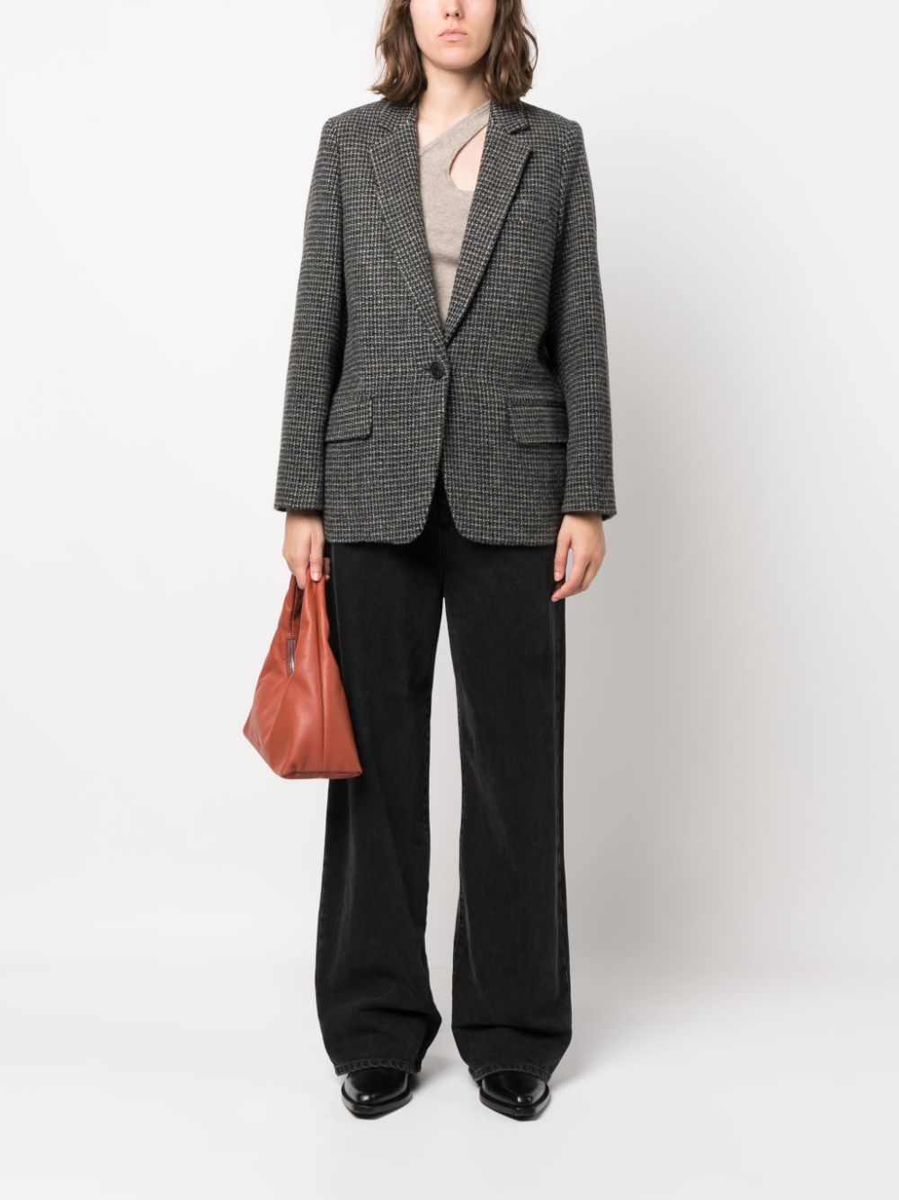 MARANT ETOILE Jackets Grey VE0086FAA3D17ECHARLYNE02GY (Isabel Marant Étoile / ブレザー・ジャケット ) | Isabel Marant Étoile (イザベル マラン エトワール)(4)