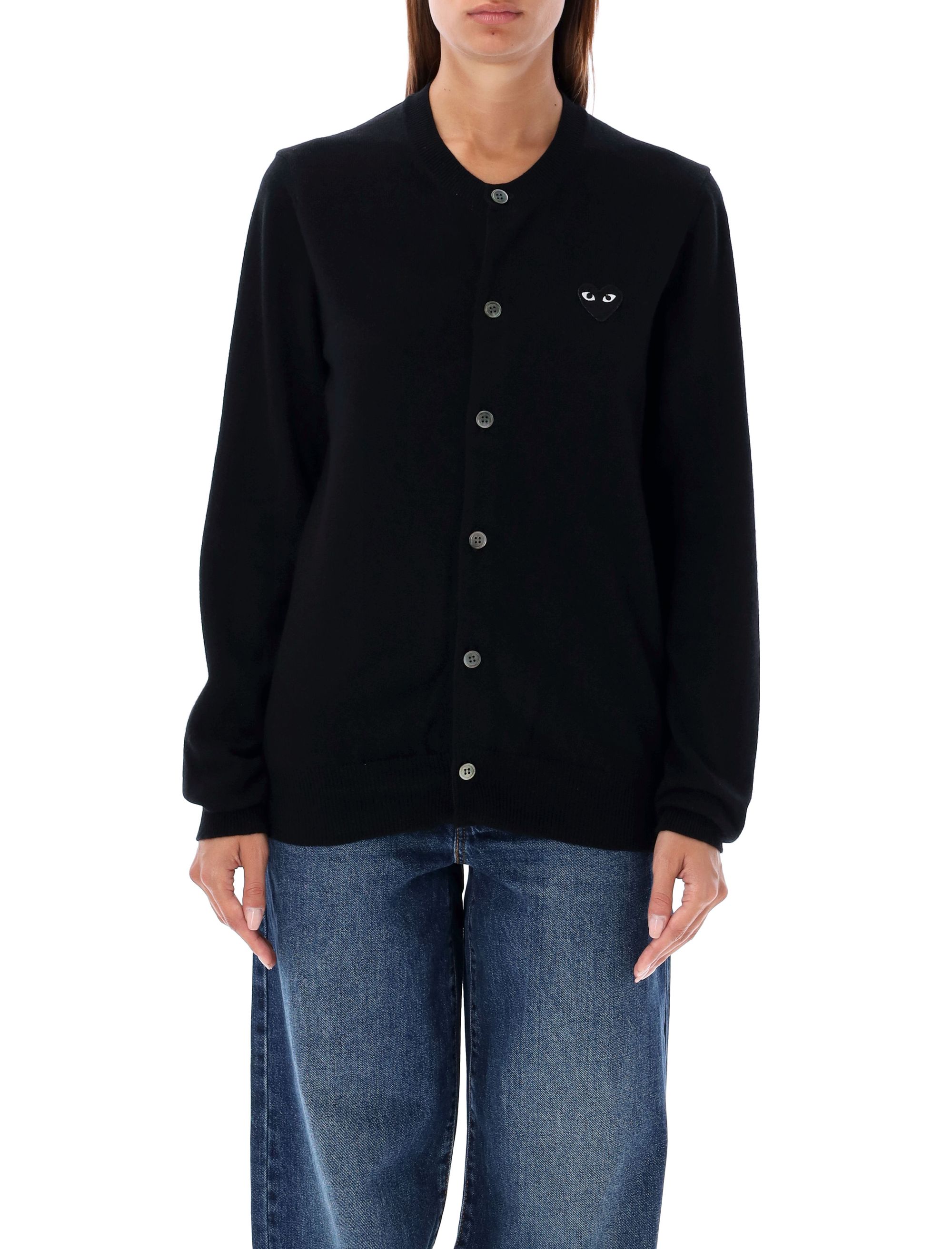 COMME DES GARCONS PLAY Sweaters Black AXN0230511 (PLAY Comme Des Garçons / ニット・セーター・カーディガン ) | PLAY Comme Des Garçons (プレイ コムデギャルソン)