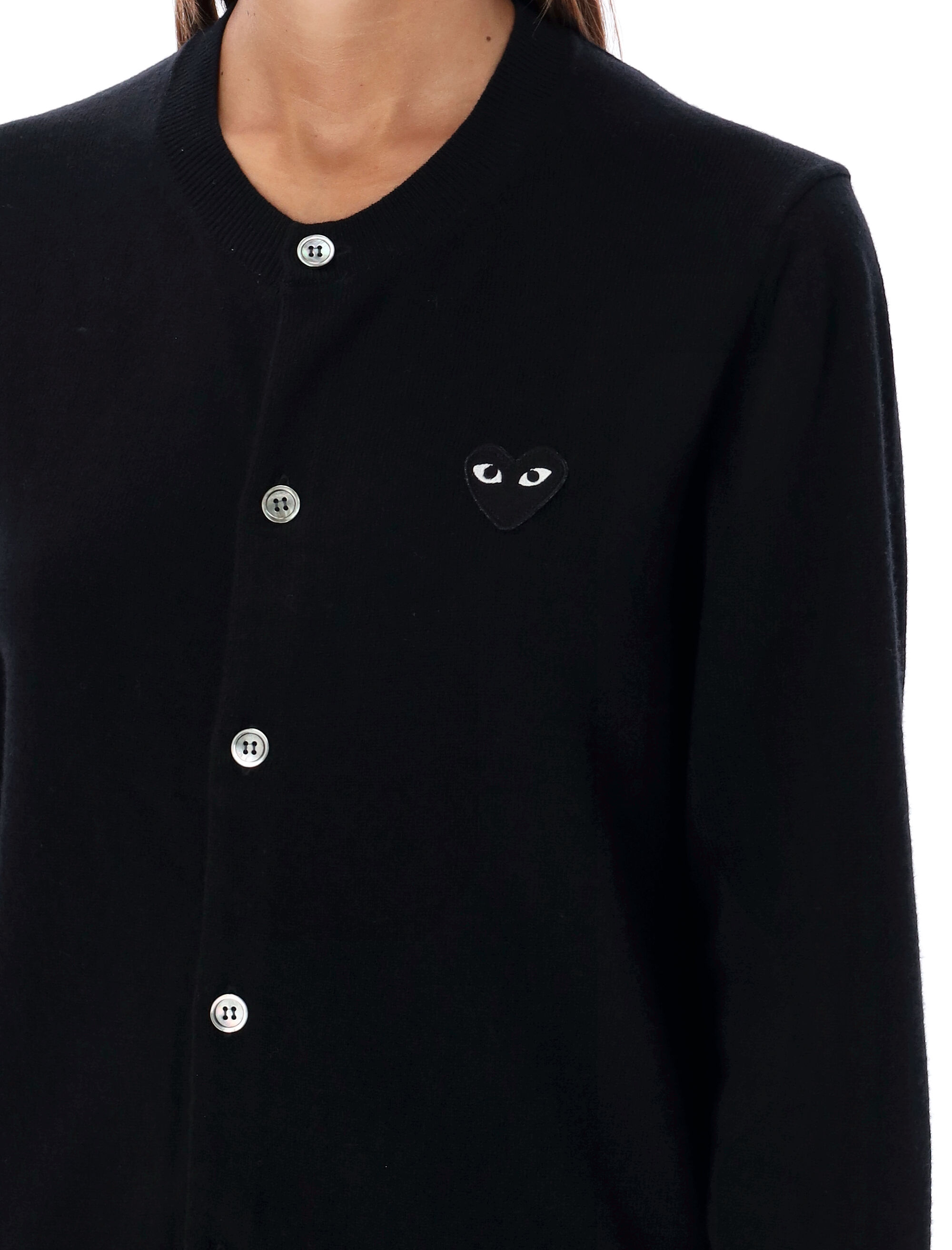 COMME DES GARCONS PLAY Sweaters Black AXN0230511 (PLAY Comme Des Garçons / ニット・セーター・カーディガン ) | PLAY Comme Des Garçons (プレイ コムデギャルソン)(2)