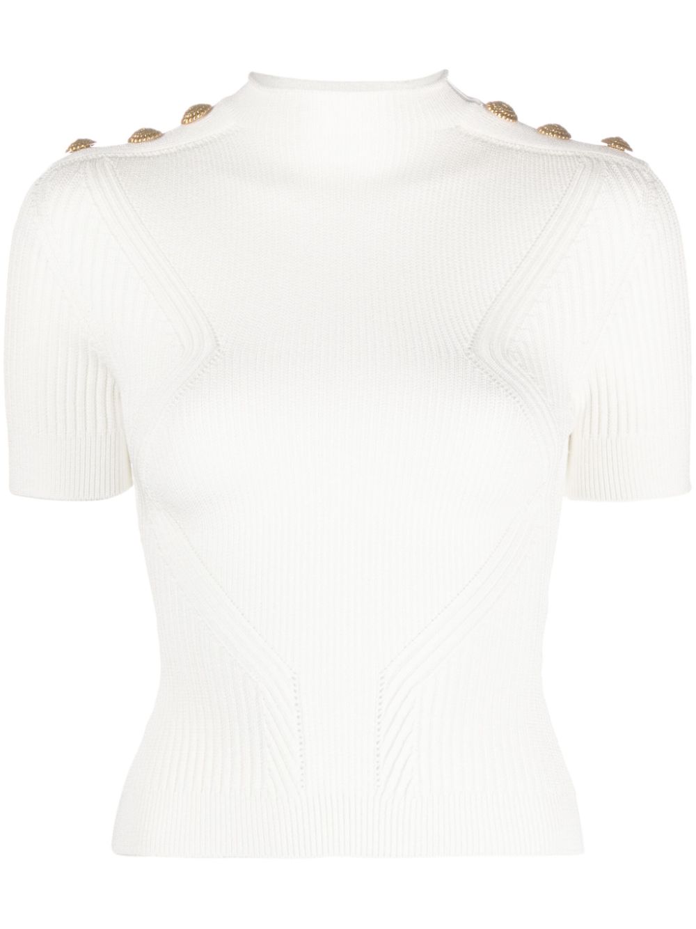 Balmain Top White BF0AL250KF240FA (Balmain / Tシャツ・カットソー ) | Balmain (バルマン)