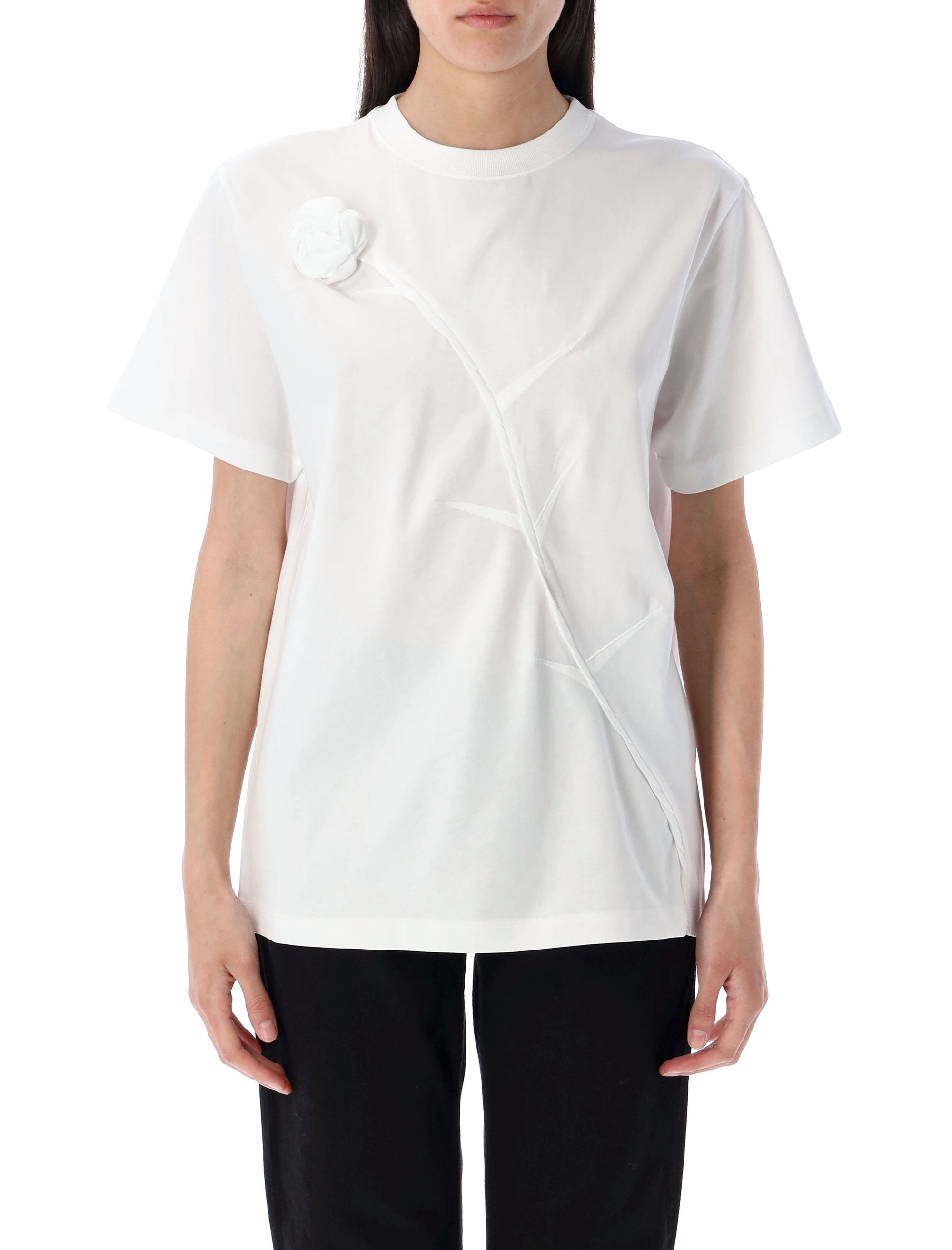 T-shirt with rhinestones (COPERNI/Tシャツ・カットソー