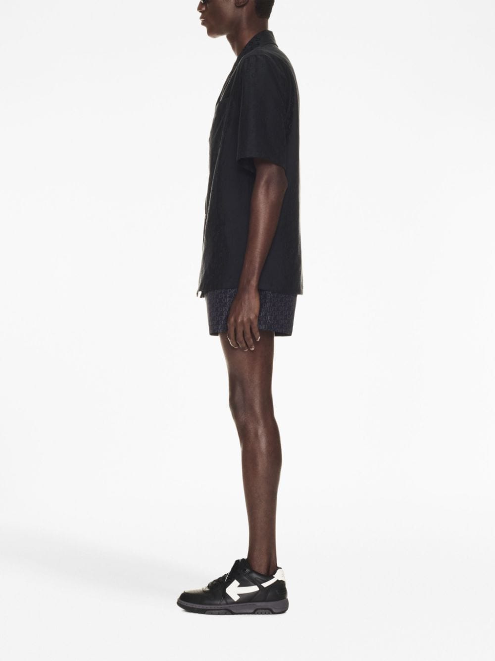 Off White Sea clothing Black OMFD011F23FAB0021000 (Off-White / スイムウェア ) | Off-White (オフホワイト)(3)