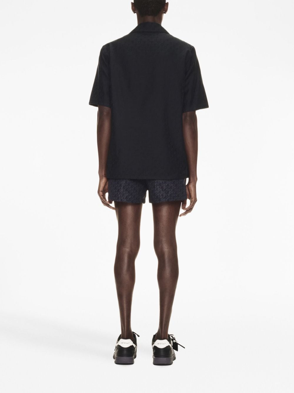 Off White Sea clothing Black OMFD011F23FAB0021000 (Off-White / スイムウェア ) | Off-White (オフホワイト)(4)