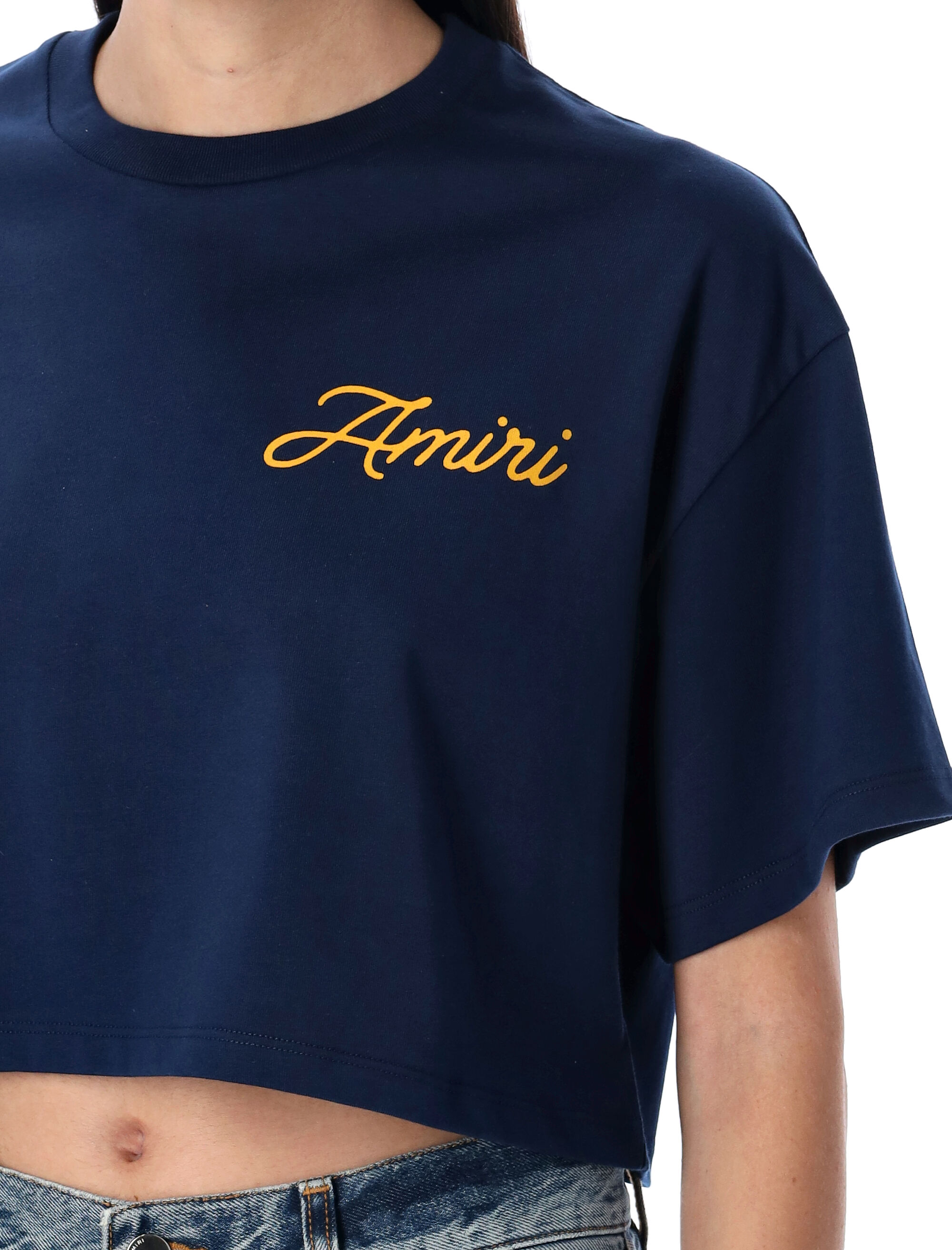 Amiri T-shirts and Polos Blue AWJYTE1039MIDNIGHTB (AMIRI / Tシャツ・カットソー ) | AMIRI (アミリ)(2)