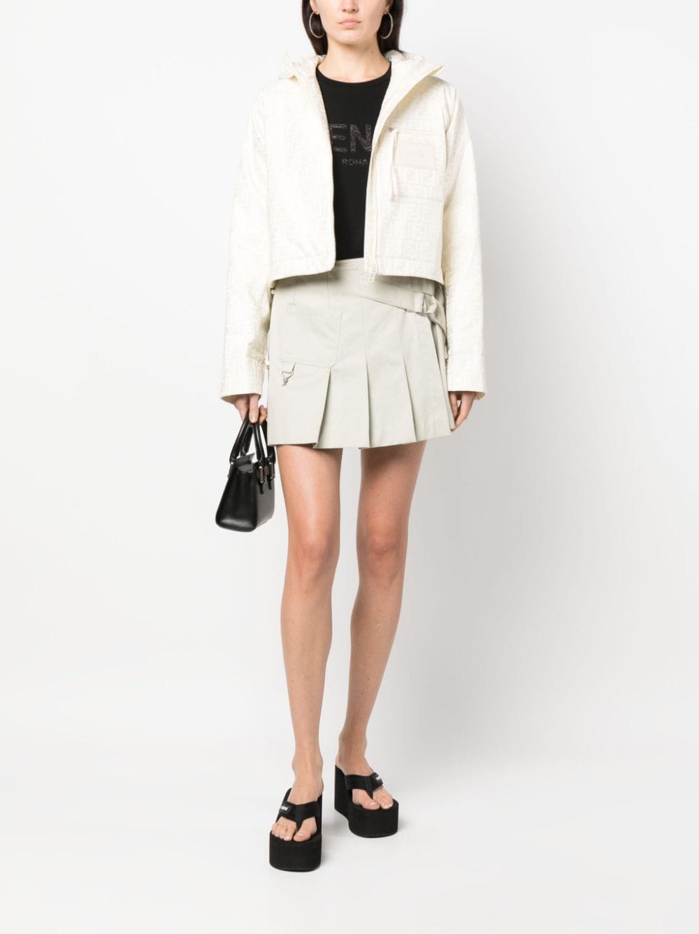 Fendi Coats White FAN127AK9ZF1M2A (FENDI / カジュアルジャケット・ベスト ) | FENDI (フェンディ)(3)