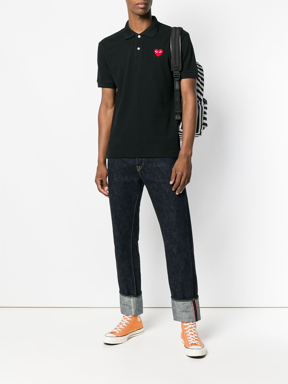 COMME des GARCONS SHIRT ポロシャツ 黒 2001025E0061 COMME des GARCONS HOMME/コムでギャルソンオム ポロシャツ 07年