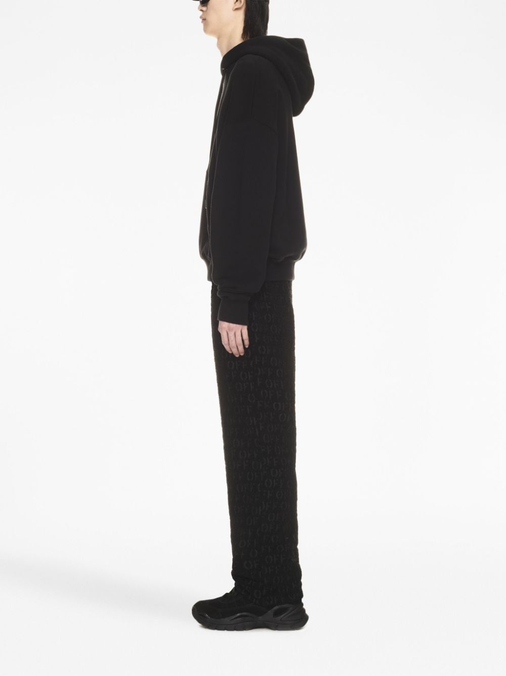 Off White Sweaters Black OMBB085F23FLE0011001 (Off-White / スウェット・フーディー ) | Off-White (オフホワイト)(1)