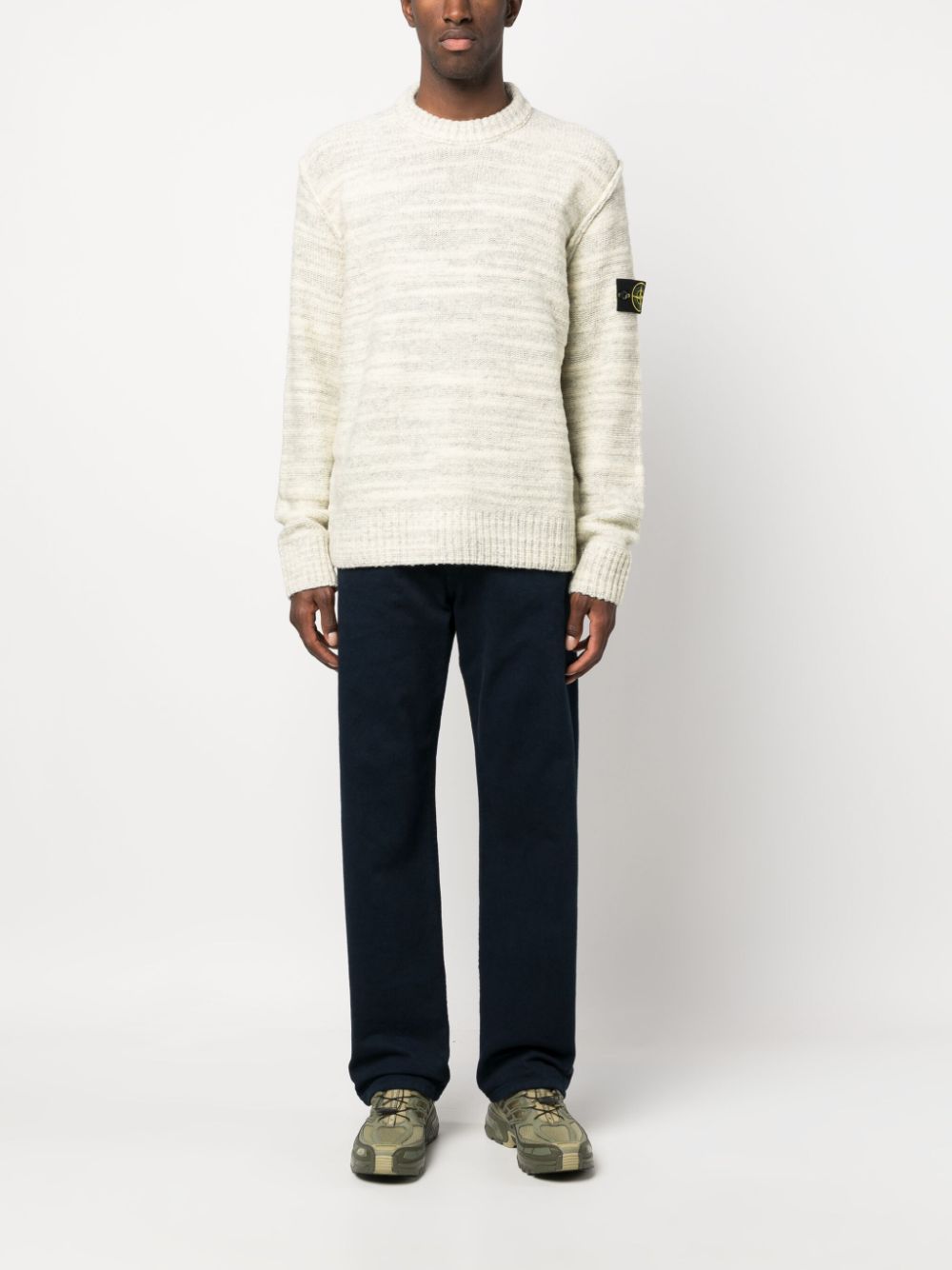 Stone Island Sweaters White 7915532D3V0097 (STONE ISLAND / ニット・セーター・カーディガン ) | STONE ISLAND (ストーンアイランド)(2)