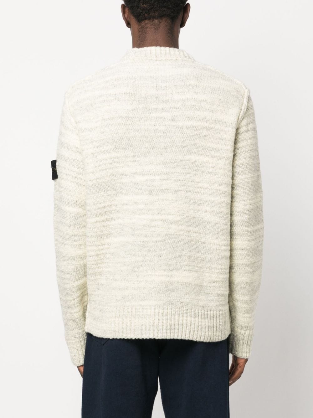 Stone Island Sweaters White 7915532D3V0097 (STONE ISLAND / ニット・セーター・カーディガン ) | STONE ISLAND (ストーンアイランド)(3)