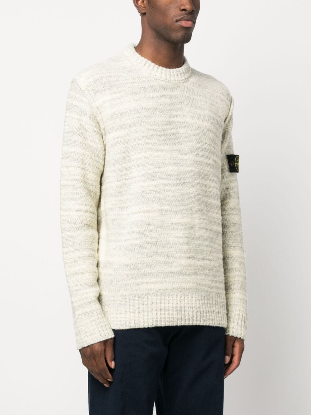 Stone Island Sweaters White 7915532D3V0097 (STONE ISLAND / ニット・セーター・カーディガン ) | STONE ISLAND (ストーンアイランド)(4)