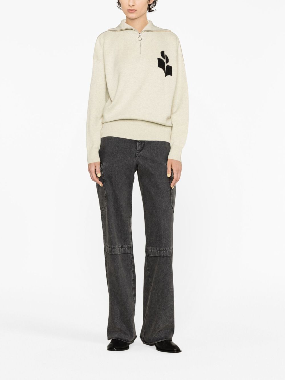 MARANT ETOILE Sweaters Grey PU0008FAA1X04EAZRA02LY (Isabel Marant Étoile / ニット・セーター・カーディガン ) | Isabel Marant Étoile (イザベル マラン エトワール)(2)