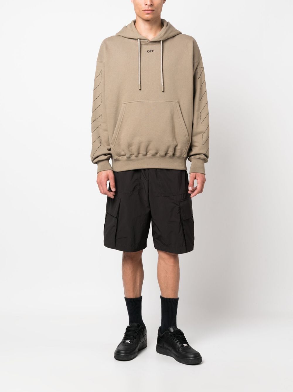 Off White Sweaters Beige OMBB085F23FLE0196110 (Off-White / スウェット・フーディー ) | Off-White (オフホワイト)(3)