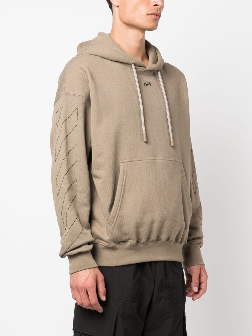 Off White Sweaters Beige OMBB085F23FLE0196110 (Off-White / スウェット・フーディー ) | Off-White (オフホワイト)(4)
