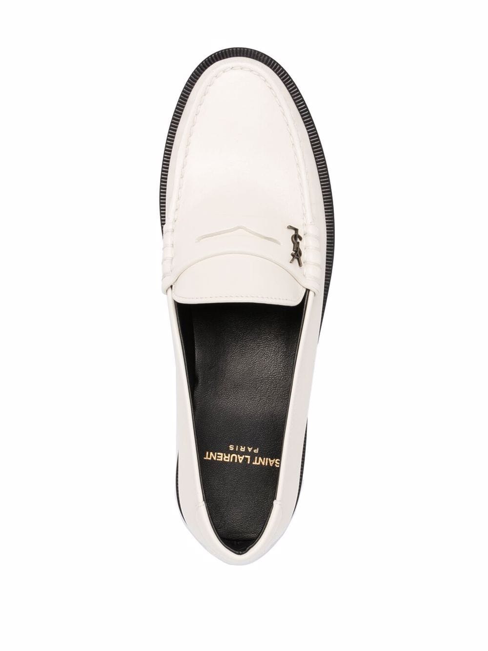 Saint Laurent Flat shoes White 67023218RTT1906 (Saint Laurent / ローファー ) | Saint Laurent (サンローラン)(1)