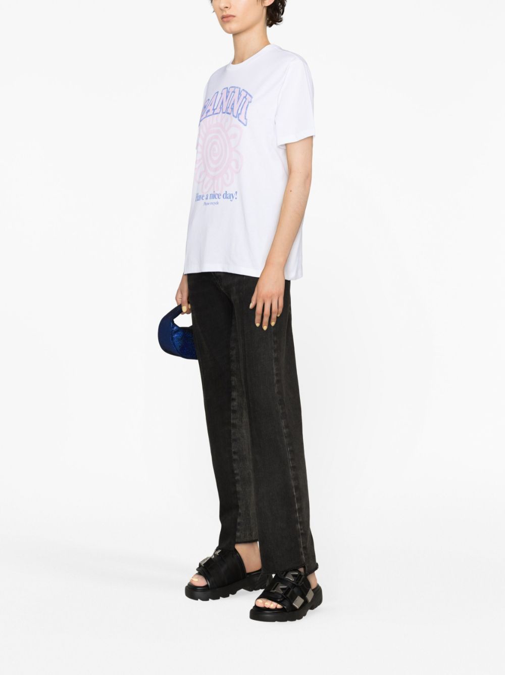 GANNI T-shirts and Polos White T3716151 (GANNI / Tシャツ・カットソー ) | GANNI (ガニー)(2)