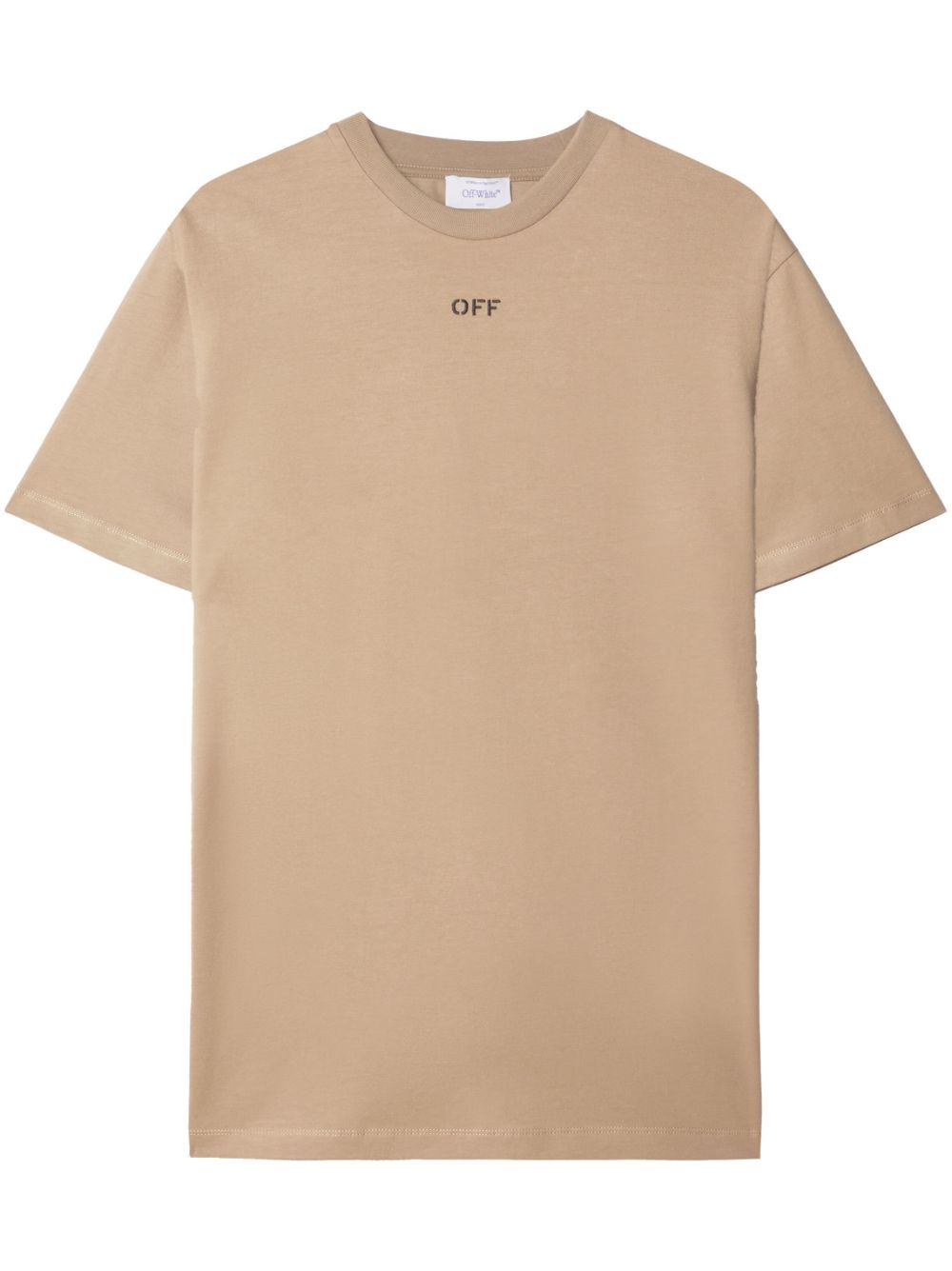 Off White T-shirts and Polos Beige OMAA027F23JER0086110 (Off-White / Tシャツ・カットソー ) | Off-White (オフホワイト)