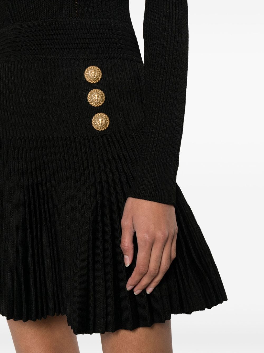 Balmain Dresses Black BF0R9936KF240PA (Balmain / ワンピース・ドレス・オールインワン ) | Balmain (バルマン)(1)