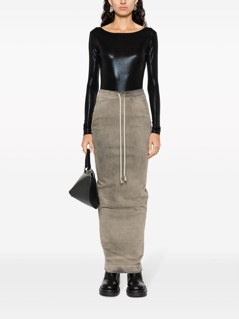 RICK OWENS DRKSHDW Skirts Grey DS02C5332SDMP38 (Rick Owens DRKSHDW / スカート ) | Rick Owens DRKSHDW (リック オウエンス ダークシャドウ)(3)
