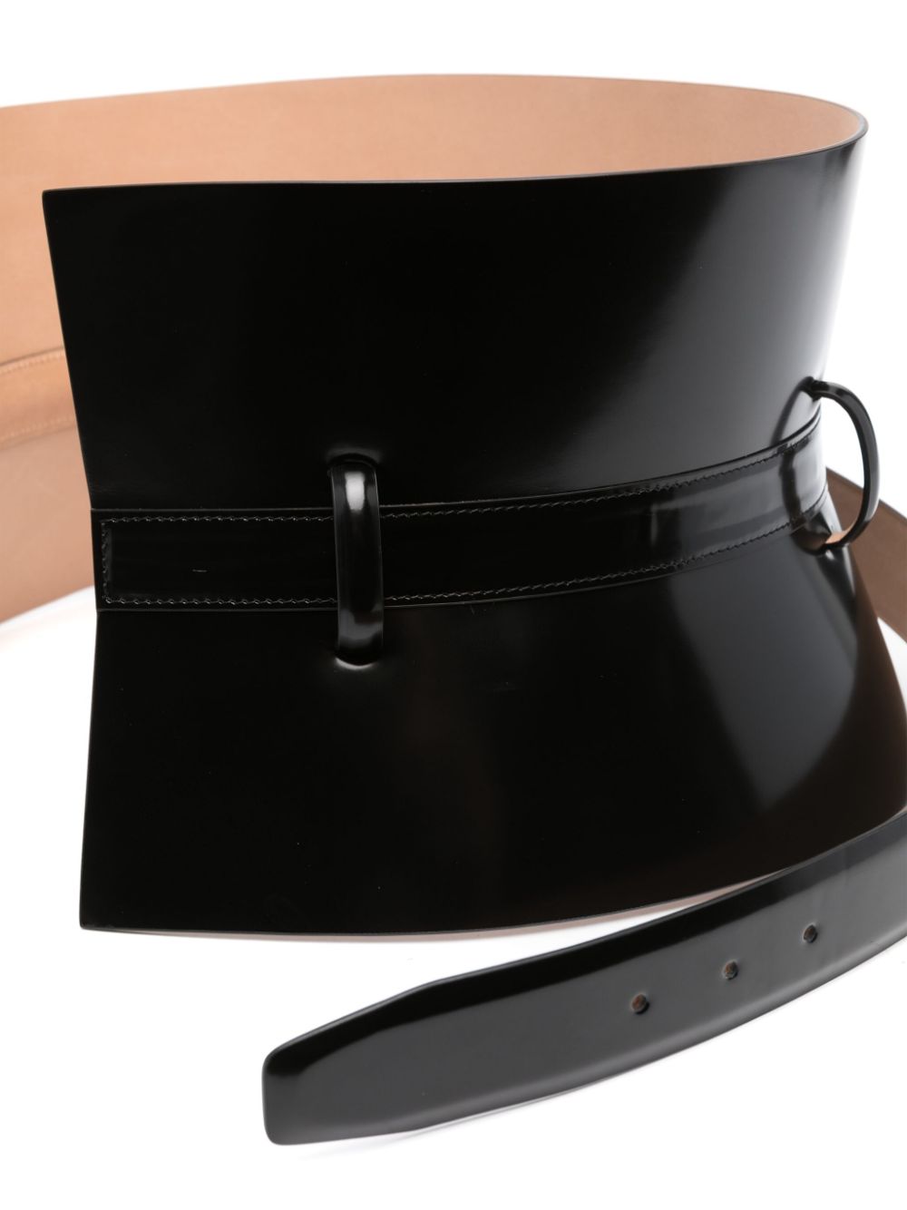 【関税&送料込】Max Mara Belts Black Black leather belt female | Max Mara