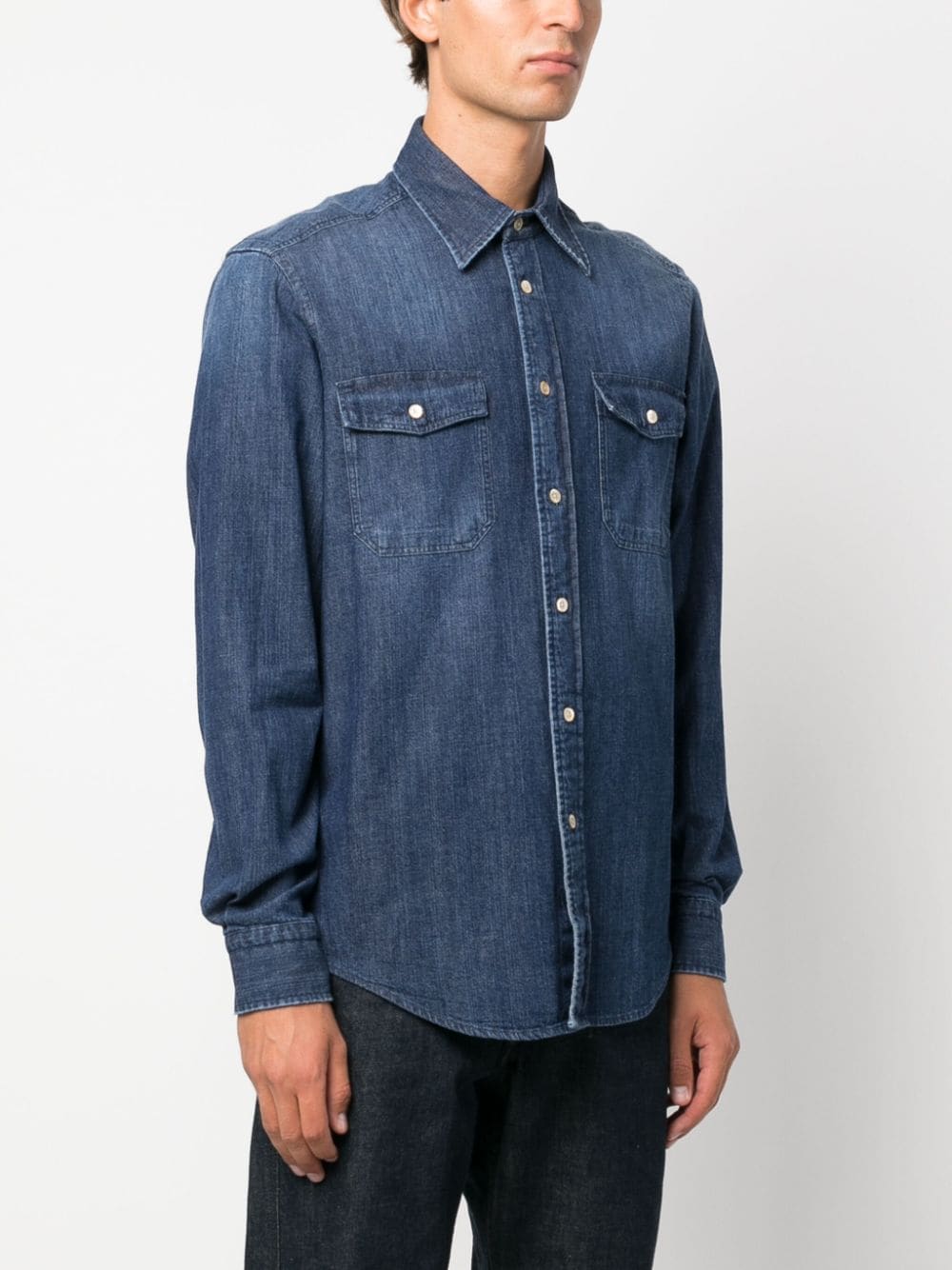 Boglioli Shirts Denim 589LFB28660730 (BOGLIOLI / シャツ・ブラウス ) | BOGLIOLI (ボリオリ)(1)