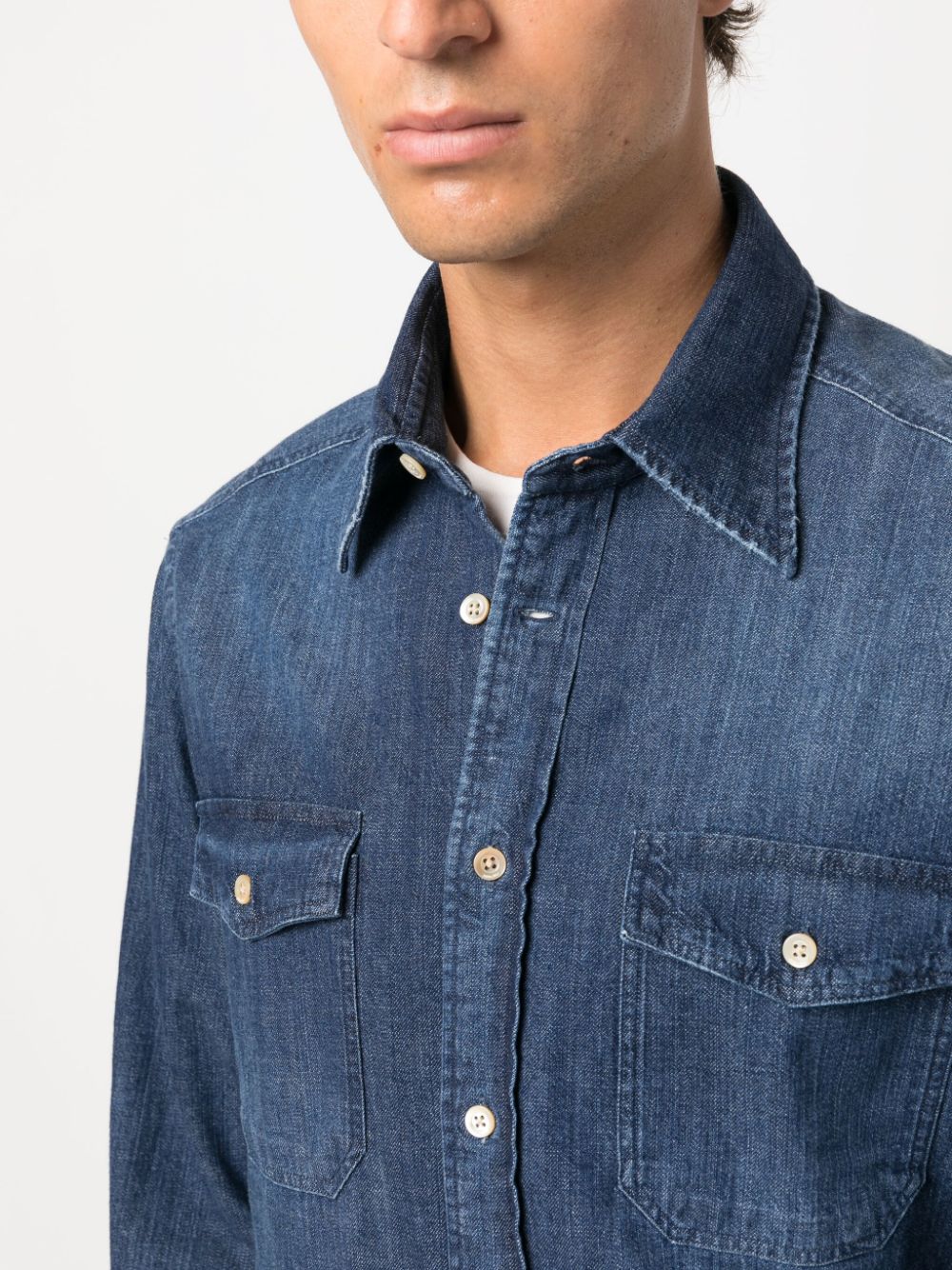 Boglioli Shirts Denim 589LFB28660730 (BOGLIOLI / シャツ・ブラウス ) | BOGLIOLI (ボリオリ)(2)