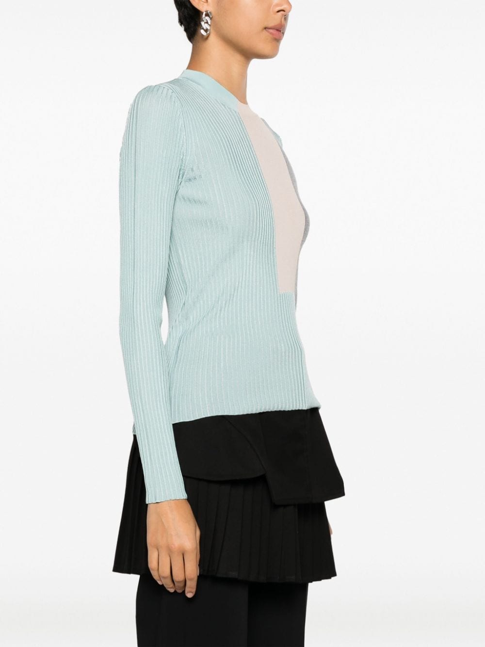 Fendi Sweaters Clear Blue FZXA62AOEPF1MS9 (FENDI / ニット・セーター・カーディガン ) | FENDI (フェンディ)(2)