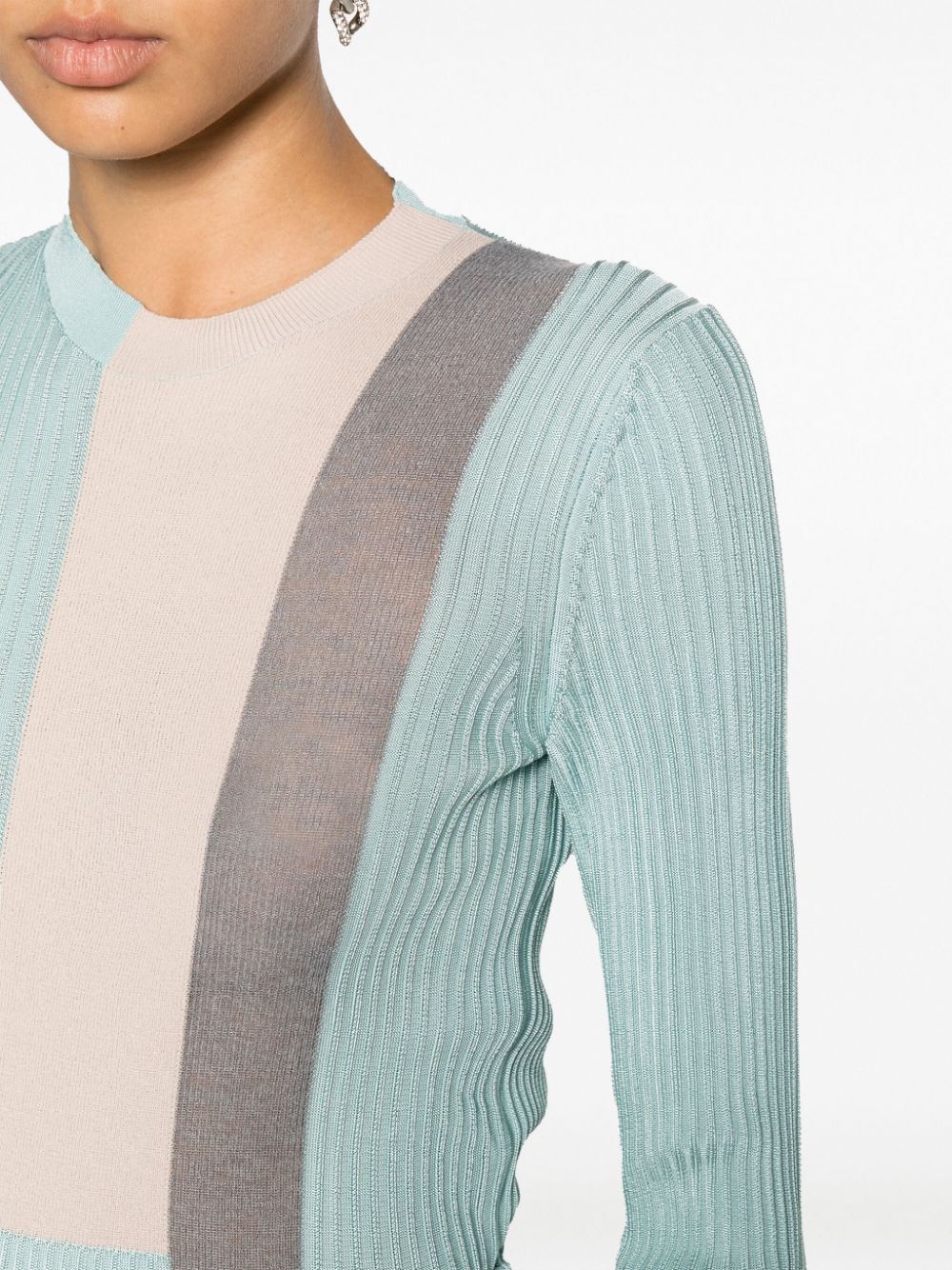 Fendi Sweaters Clear Blue FZXA62AOEPF1MS9 (FENDI / ニット・セーター・カーディガン ) | FENDI (フェンディ)(4)