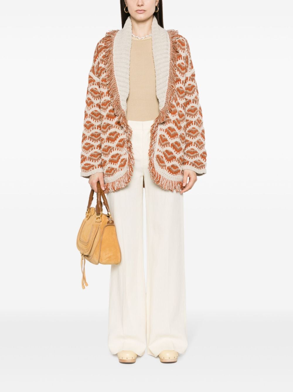 Chloè Trousers White CHC24SPA06130103 (Chloé / パンツ ) | Chloé (クロエ)(2)