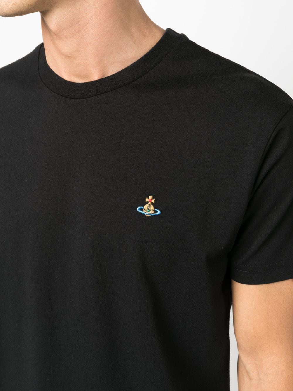 Vivienne Westwood T-shirts and Polos Black 3G010013J001MGON401 (Vivienne Westwood / Tシャツ・カットソー ) | Vivienne Westwood (ヴィヴィアン・ウェストウッド)(3)