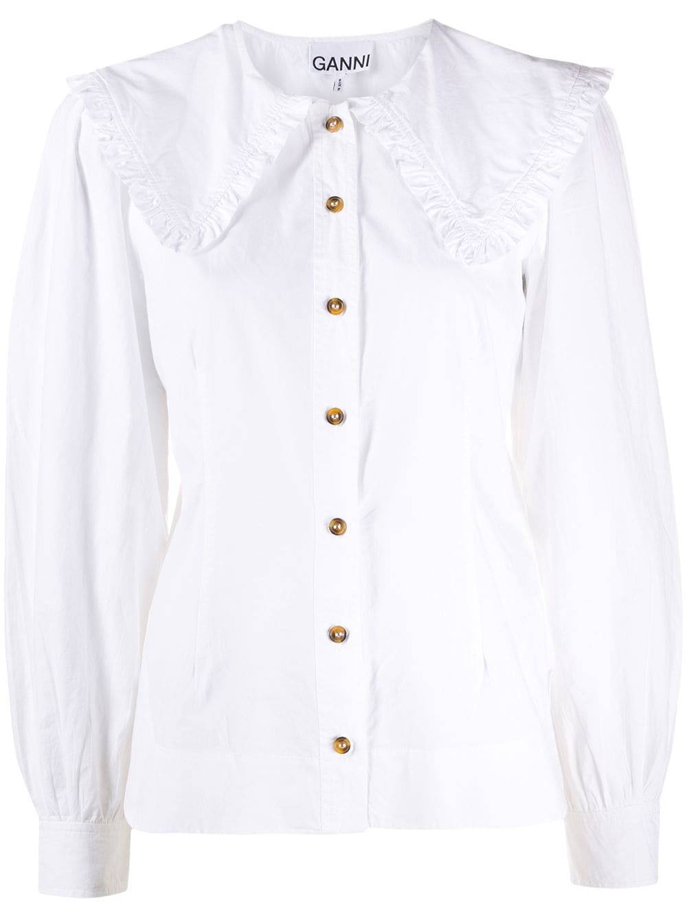 GANNI Shirts White F5500151 (GANNI / シャツ・ブラウス ) | GANNI (ガニー)