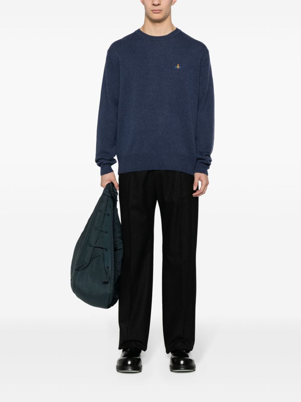 Vivienne Westwood Sweaters NAVY 27010012Y0018K409 (Vivienne Westwood / ニット・セーター・カーディガン ) | Vivienne Westwood (ヴィヴィアン・ウェストウッド)(2)