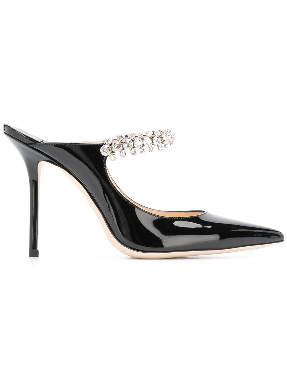 Jimmy Choo With Heel Black BING100PATBLACK (JIMMY CHOO / サンダル ) | JIMMY CHOO (ジミー チュウ)