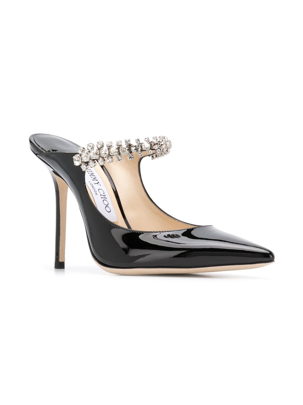 Jimmy Choo With Heel Black BING100PATBLACK (JIMMY CHOO / サンダル ) | JIMMY CHOO (ジミー チュウ)(1)