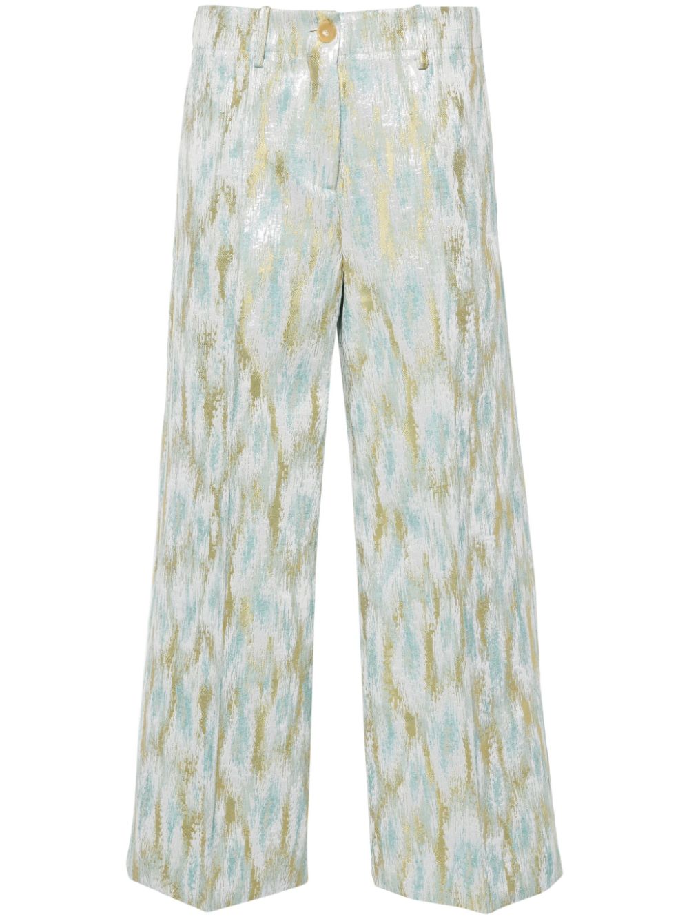 Erika Cavallini Semi-Couture Trousers MultiColour P4SQ02MXLAG (SEMICOUTURE / パンツ ) | SEMICOUTURE (セミクチュール)