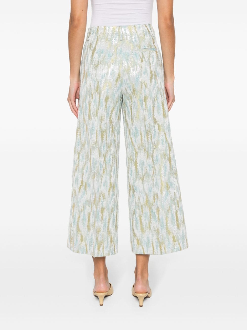Erika Cavallini Semi-Couture Trousers MultiColour P4SQ02MXLAG (SEMICOUTURE / パンツ ) | SEMICOUTURE (セミクチュール)(3)