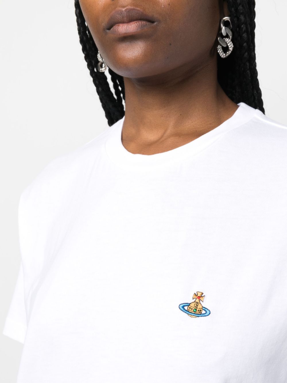 Vivienne Westwood T-shirts and Polos White 3G010013J001MGOA401 (Vivienne Westwood / Tシャツ・カットソー ) | Vivienne Westwood (ヴィヴィアン・ウェストウッド)(3)