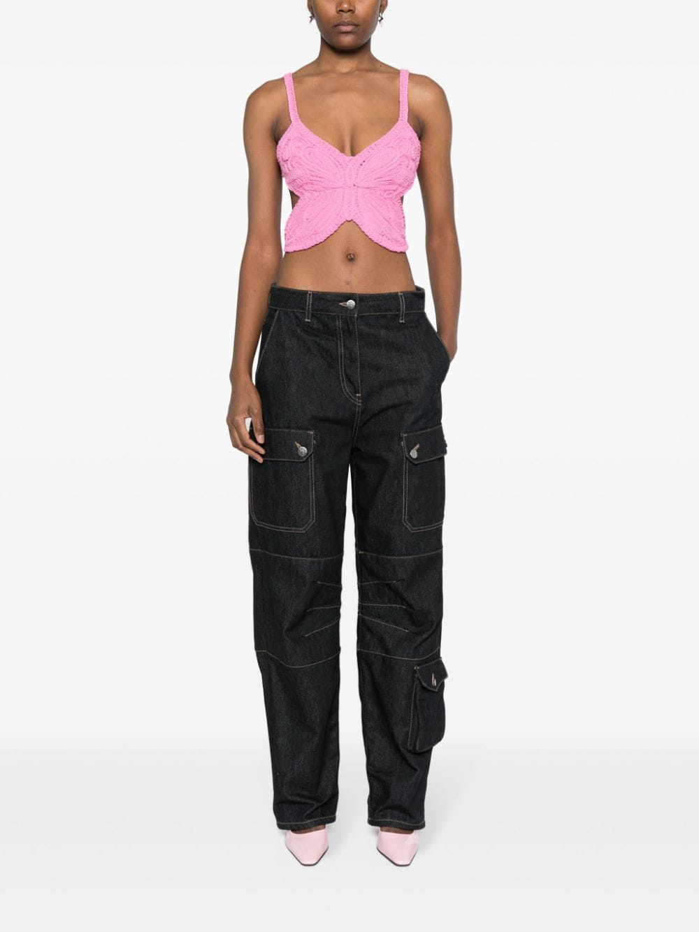 Blumarine Top Pink 2M454AN0731 (Blumarine / タンクトップ・キャミソール ) | Blumarine (ブルマリン)(1)