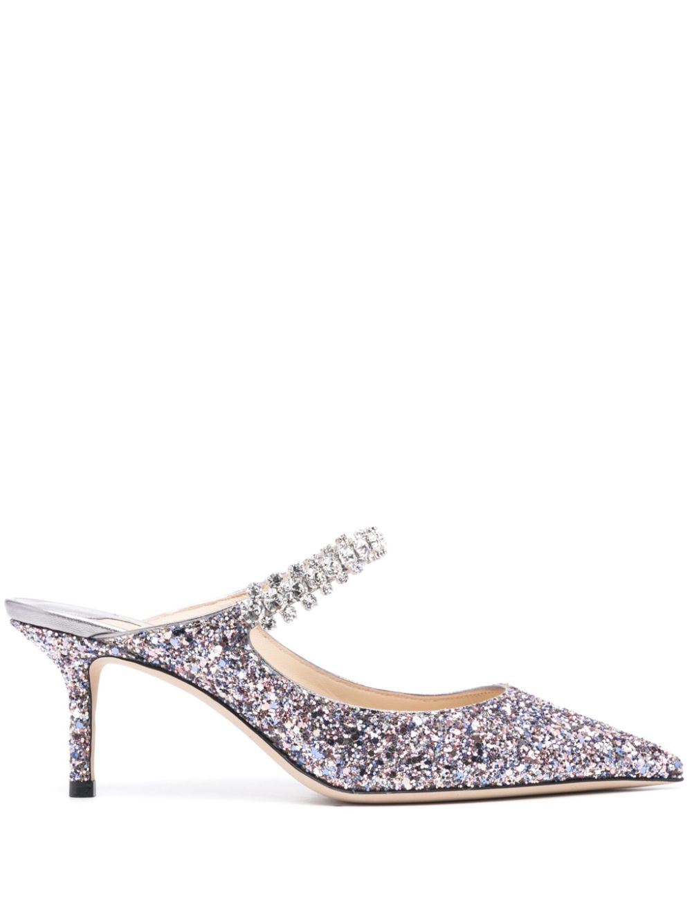 Jimmy Choo With Heel Silver BING65CBFSPRINKLEMIX (JIMMY CHOO / サンダル ) | JIMMY CHOO (ジミー チュウ)