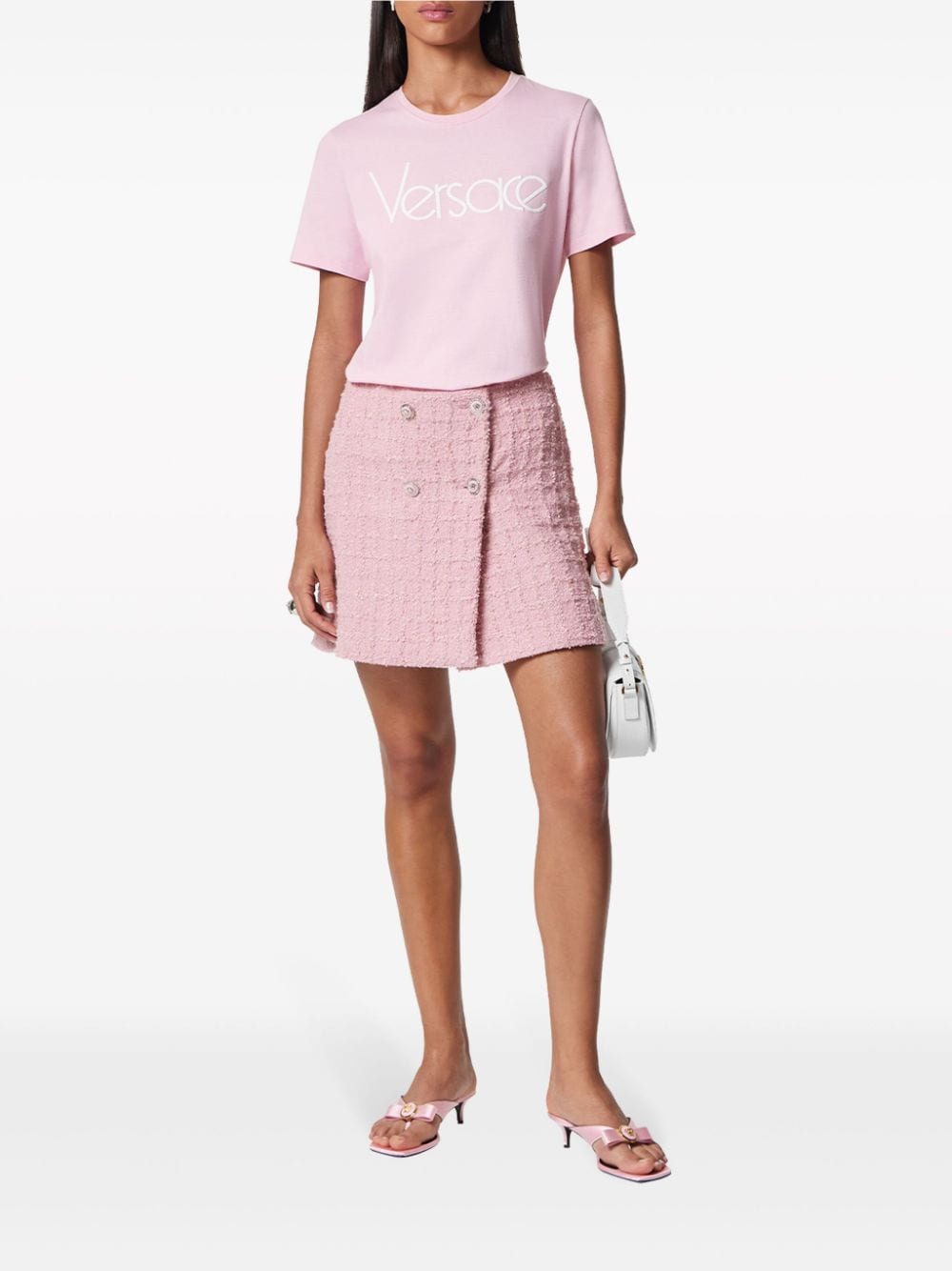 Versace T-shirts and Polos Pink 10142731A091202P450 (VERSACE / Tシャツ・カットソー ) | VERSACE (ヴェルサーチェ)(2)