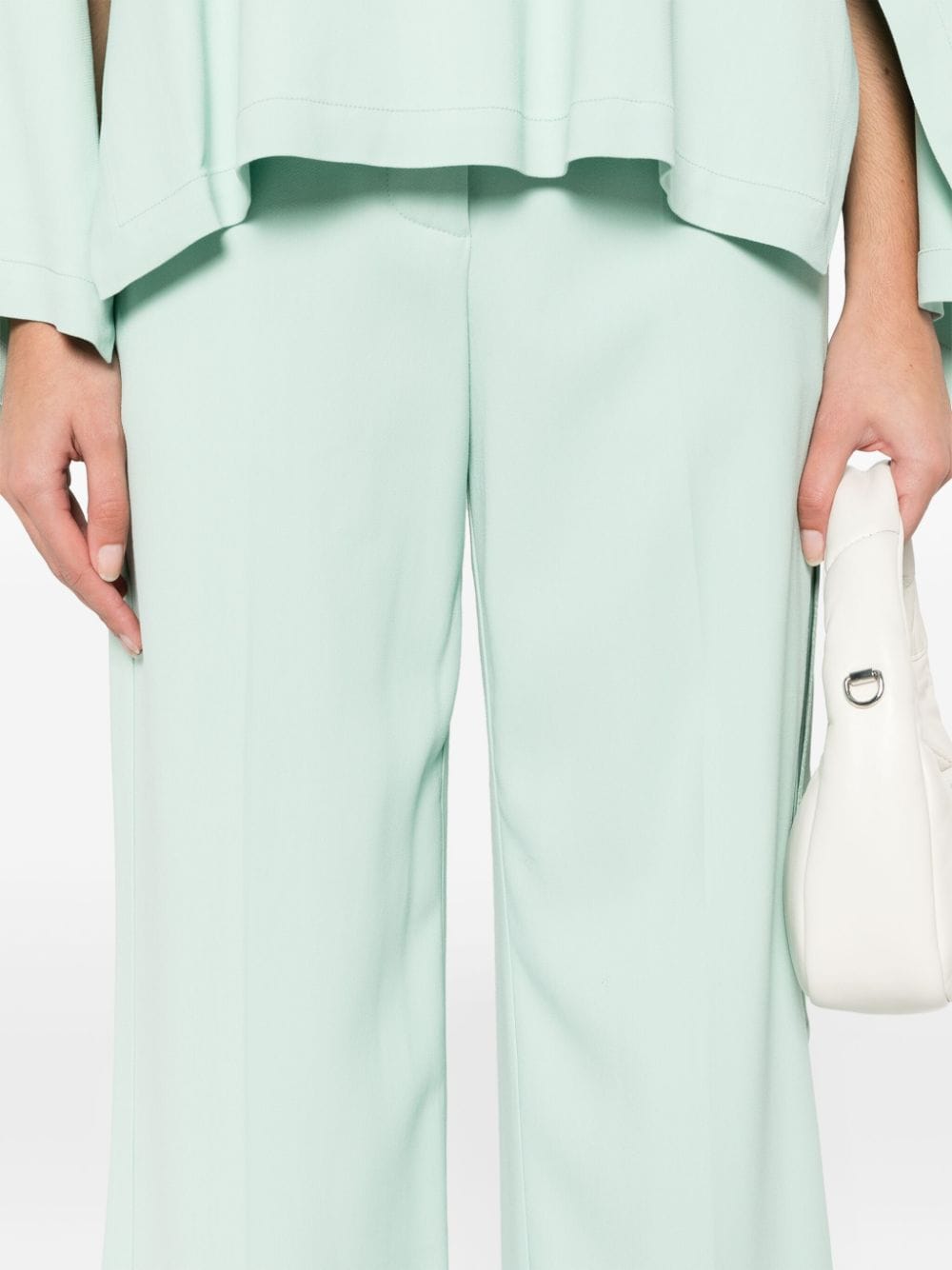 Erika Cavallini Semi-Couture Trousers Clear Blue P4SR03N77 (SEMICOUTURE / パンツ ) | SEMICOUTURE (セミクチュール)(2)