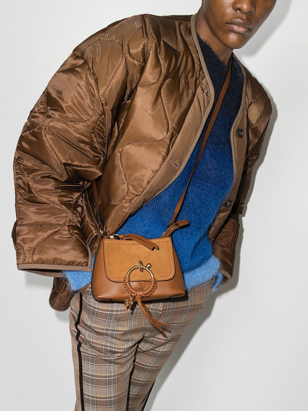 See By Chloé Bags.. Brown CHS18WS975330242 (See By Chloé / ハンドバッグ・ショルダーバッグ ) | See By Chloé (シーバイクロエ)(1)