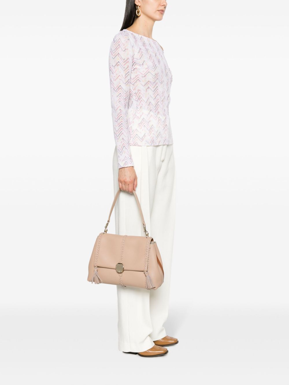 Chloè Bags.. Beige CHC23US569K15PENELOPE28U (Chloé / ハンドバッグ・ショルダーバッグ ) | Chloé (クロエ)(4)