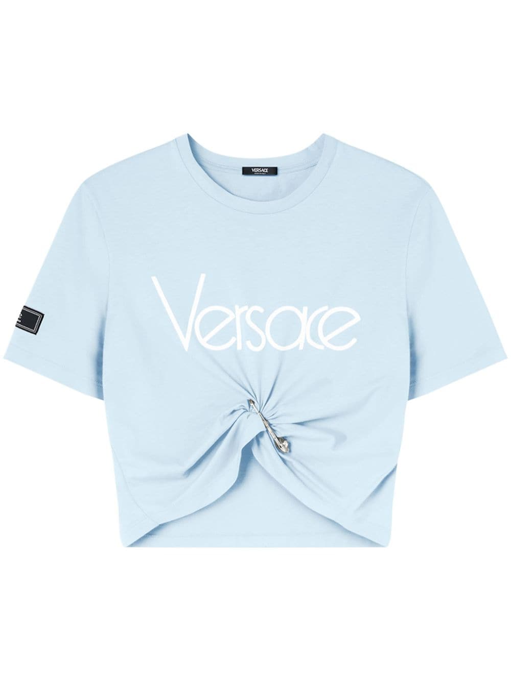 Versace T-shirts and Polos LIGHT BLUE 10142761A091202UQ80 (VERSACE / Tシャツ・カットソー ) | VERSACE (ヴェルサーチェ)