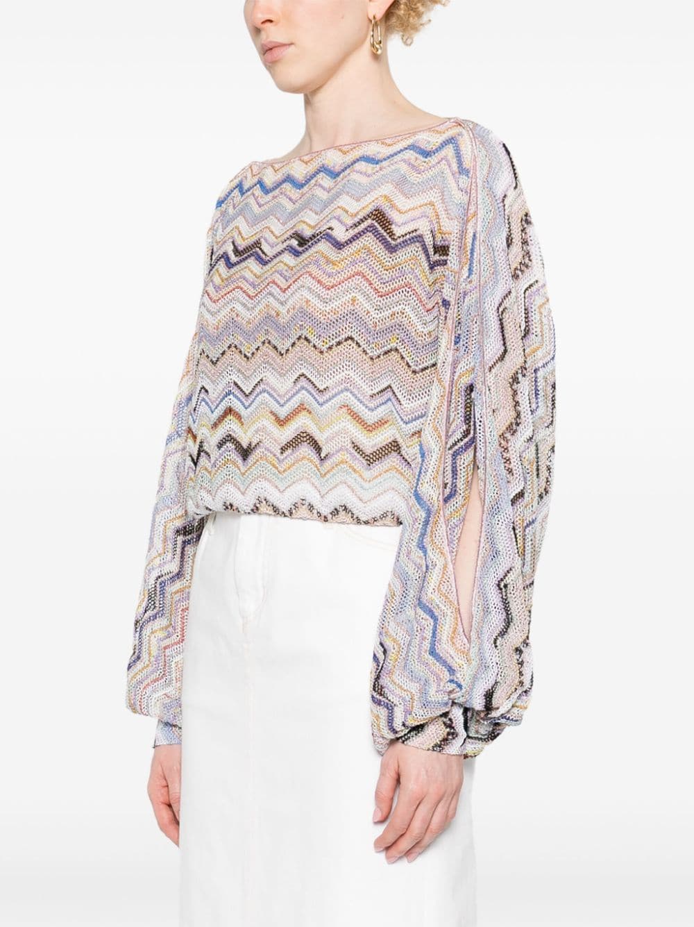 MISSONI BEACHWEAR PRE Top NAVY MS24SK04BR00TISM99J (MISSONI / ニット・セーター・カーディガン ) | MISSONI (ミッソー二)(2)